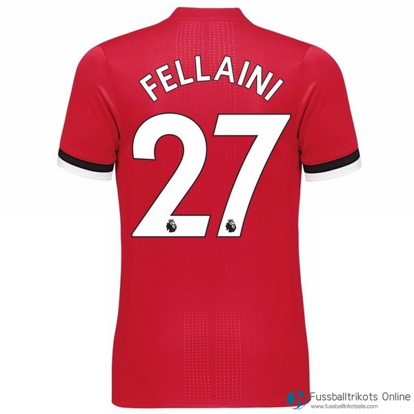 Manchester United Trikot Heim Fellaini 2017-18 Fussballtrikots Günstig